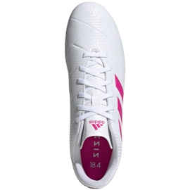 Botas de fútbol adidas Nemeziz 18.4 FxG M D97990 multicolor blanco 1