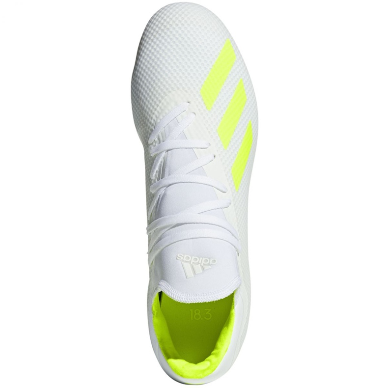 Botas de fútbol adidas X 18.3 Fg M BB9368 blanco blanco 1 Botas de fútbol adidas X 18.3 Fg M BB9368 blanco blanco 1