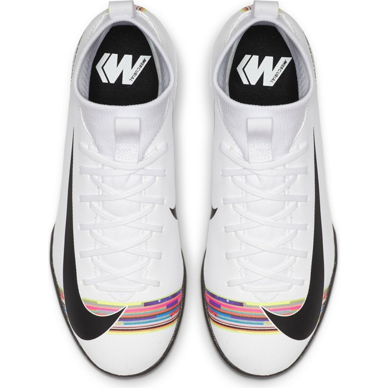 Zapatos de interior Nike Mercurial Superfly X 6 Academy Ic Jr AJ3110-109 multicolor blanco 2 Zapatos de interior Nike Mercurial Superfly X 6 Academy Ic Jr AJ3110-109 multicolor blanco 2