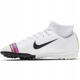 Zapatillas de fútbol Nike Mercurial Superfly X 6 Academy Tf Jr AJ3112-109 multicolor blanco 1 Zapatillas de fútbol Nike Mercurial Superfly X 6 Academy Tf Jr AJ3112-109 multicolor blanco 1