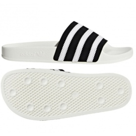 Adidas Originals Adilette Chanclas BD7592 blanco negro 3