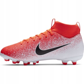 Zapatillas de fútbol Nike Mercurial Superfly 6 Academy Mg Jr AH7337-801 multicolor rojo 2 Zapatillas de fútbol Nike Mercurial Superfly 6 Academy Mg Jr AH7337-801 multicolor rojo 2