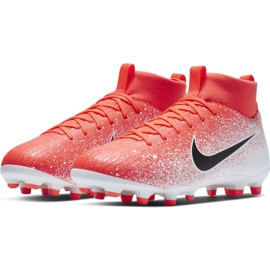 Zapatillas de fútbol Nike Mercurial Superfly 6 Academy Mg Jr AH7337-801 multicolor rojo 3