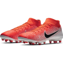 Zapatos de fútbol Nike Mercurial Superfly 6 Academy FG / MG M AH7362-801 multicolor rojo 3