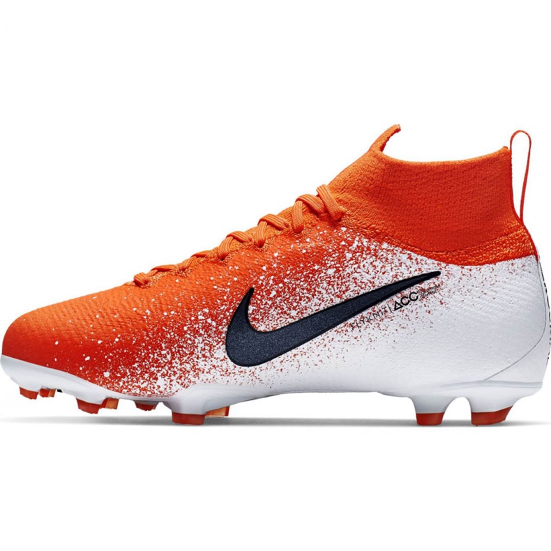 Zapatos de fútbol Nike Mercurial Superfly 6 Elite Fg Jr AH7340-801 multicolor rojo 2 Zapatos de fútbol Nike Mercurial Superfly 6 Elite Fg Jr AH7340-801 multicolor rojo 2