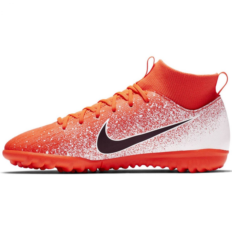 Zapatillas de fútbol Nike Mercurial Superfly X 6 Academy Tf Jr AH7344-801 multicolor naranja 2 Zapatillas de fútbol Nike Mercurial Superfly X 6 Academy Tf Jr AH7344-801 multicolor naranja 2