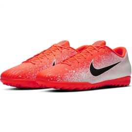 Zapatillas de fútbol Nike Mercurial Vapor X 12 Academy Tf M AH7384-801 multicolor blanco 3