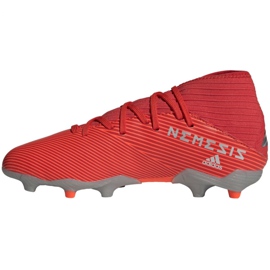 Botas de fútbol adidas Nemeziz 19.3 Fg Jr F99951 rojo rojo 2 Botas de fútbol adidas Nemeziz 19.3 Fg Jr F99951 rojo rojo 2