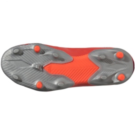 Botas de fútbol adidas Nemeziz 19.3 Fg Jr F99951 rojo rojo 6