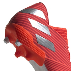 Botas de fútbol adidas Nemeziz 19.2 Fg M F34385 rojo rojo 4