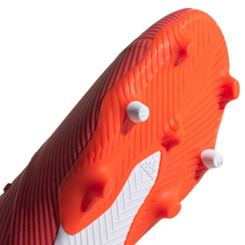 Botas de fútbol adidas Nemeziz 19.2 Fg M F34385 rojo rojo 5