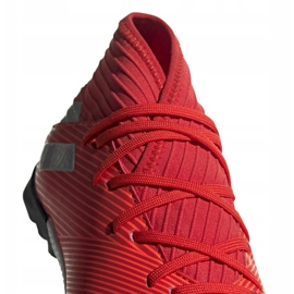 Botas de fútbol adidas Nemeziz 19.3 Tf Jr F99941 rojo rojo 3