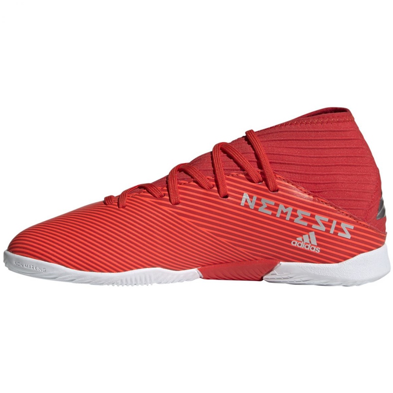 Zapatos de interior adidas Nemeziz 19.3 In Jr F99945 rojo rojo 2