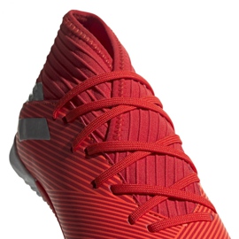 Zapatos de interior adidas Nemeziz 19.3 In Jr F99945 rojo rojo 3