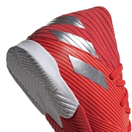 Zapatos de interior adidas Nemeziz 19.3 In Jr F99945 rojo rojo 5