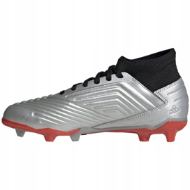 Botas de fútbol adidas Predator 19.3 Fg Jr G25795 multicolor plata 1