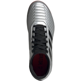 Botas de fútbol adidas Predator 19.3 Fg Jr G25795 multicolor plata 2