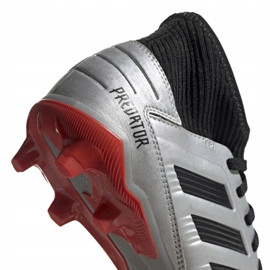 Botas de fútbol adidas Predator 19.3 Fg Jr G25795 multicolor plata 4