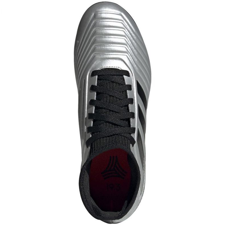 Botas de fútbol adidas Predator 19.3 Tf Jr G25802 multicolor plata 2