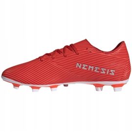 Botas de fútbol adidas Nemeziz 19.4 FxG M F34393 rojo rojo 2