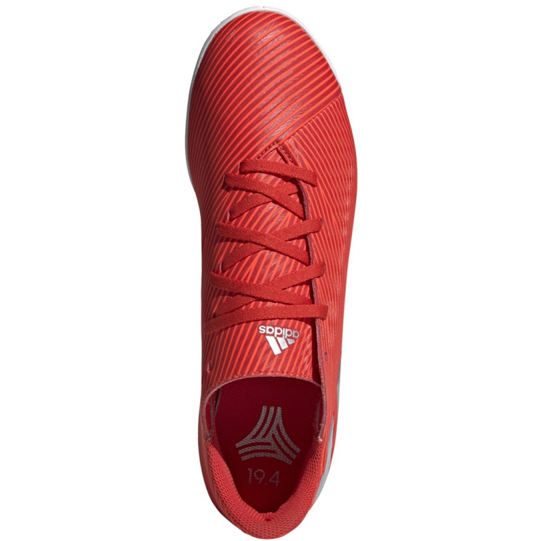Zapatos de interior adidas Nemeziz 19.4 In M F34528 rojo rojo 1