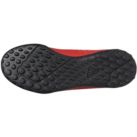 Botas de fútbol adidas Nemeziz 19.4 Tf Jr F99935 rojo naranjas y tintos 6
