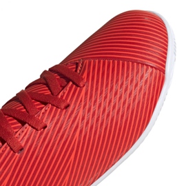 Botas de fútbol adidas Nemeziz 19.4 In Jr F99938 rojo rojo 3