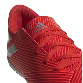 Botas de fútbol adidas Nemeziz 19.4 In Jr F99938 rojo rojo 4