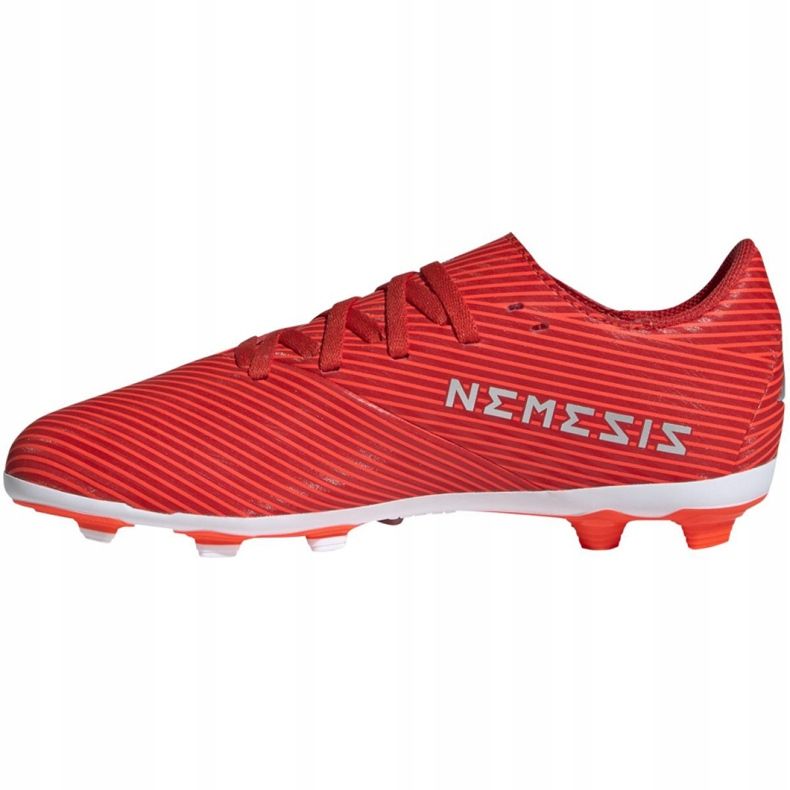 Botas de fútbol adidas Nemeziz 19.4 FxG Jr F99948 rojo rojo 2