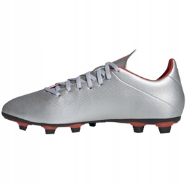 Botas de fútbol adidas X 19.4 FxG M F35379 multicolor plata 5