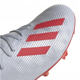 Las botas de fútbol adidas X 19.3 Fg M F35382 multicolor plata 4