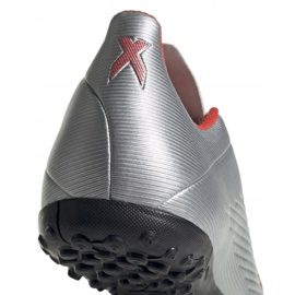 Botas de fútbol adidas X 19.4 Tf M F35344 multicolor plata 2