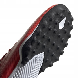 Botas de fútbol adidas Nemeziz 19.3 Tf M F34427 rojo rojo 5