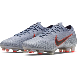 Zapatos de fútbol Nike Mercurial Vapor 12 Elite Fg M AH7380-008 gris gris 3