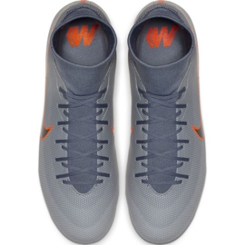 Zapatos de fútbol Nike Mercurial Superfly 6 Academy FG / MG M AH7362-408 rojo gris 1