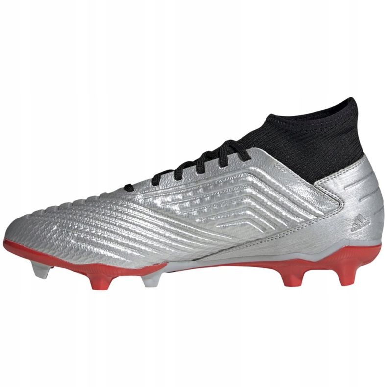 Botas de fútbol adidas Predator 19.3 Fg M F35595 rojo plata 1 Botas de fútbol adidas Predator 19.3 Fg M F35595 rojo plata 1