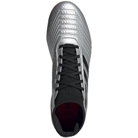 Botas de fútbol adidas Predator 19.3 Fg M F35595 rojo plata 2