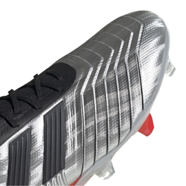 Botas de fútbol adidas Predator 19.1 Fg M F35607 gris plata 3