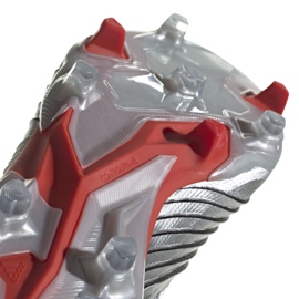 Botas de fútbol adidas Predator 19.1 Fg M F35607 gris plata 5