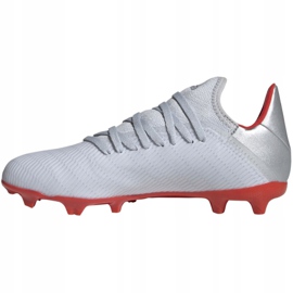 Botas de fútbol adidas X 19.3 Fg Jr F35365 multicolor plata 5
