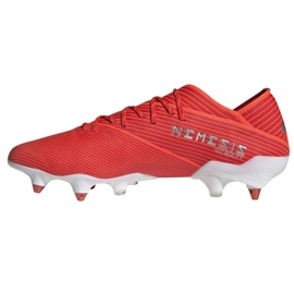 Botas de fútbol adidas Nemeziz 19.1 Sg M F99855 rojo rojo 1