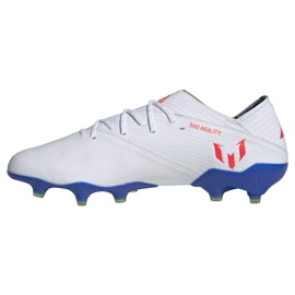 Botas de fútbol adidas Nemeziz Messi 19.1 Fg M F34402 blanco blanco 1