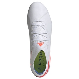 Botas de fútbol adidas Nemeziz Messi 19.1 Fg M F34402 blanco blanco 2