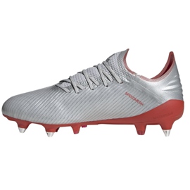 Botas de fútbol adidas X 19.1 Sg M F35311 multicolor plata 1