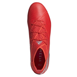 Botas de fútbol adidas Nemeziz 19.1 Fg M F34408 rojo rojo 2