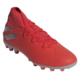Botas de fútbol adidas Nemeziz 19.3 Ag M F99994 rojo rojo 3