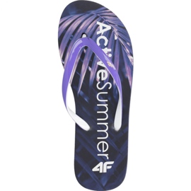 Pantuflas 4f W H4L19-KLD004 30S azul marino oscuro multicolor 1