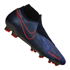 Zapatillas de fútbol Nike Phantom Vsn Elite Df Fg M AO3262-440 azul marino azul marino 2