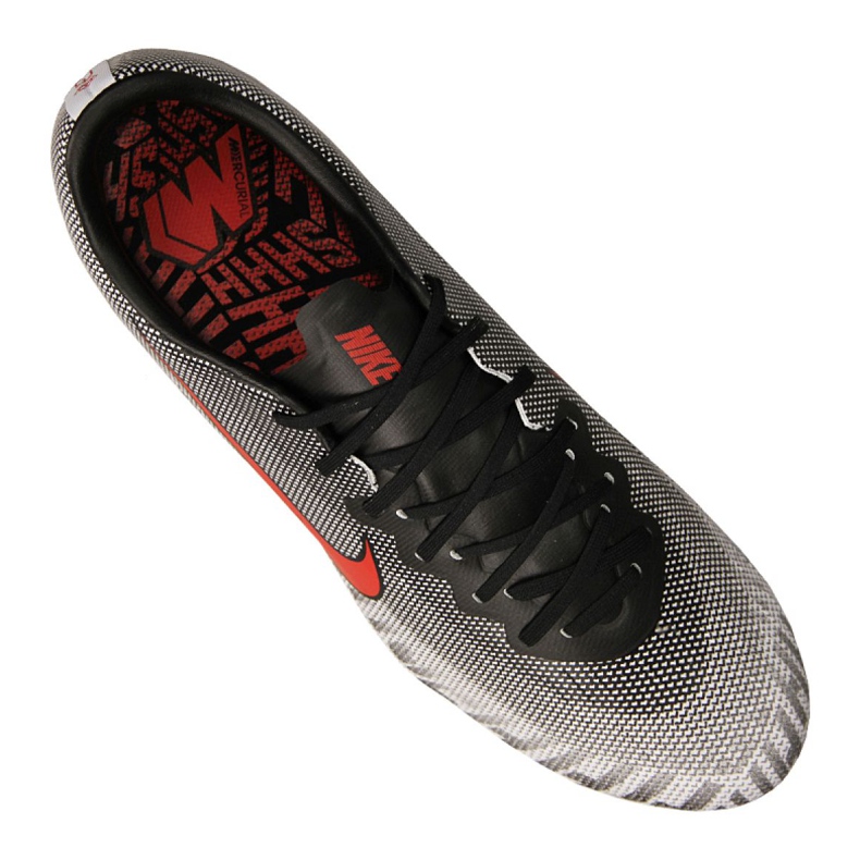 Botas de fútbol Nike Vapor 12 Pro Njr Fg M AO3123-170 gris blanco 2