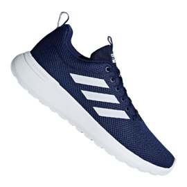 Zapatillas de running adidas Lite Racer Cln M B96566 blanco azul marino 2